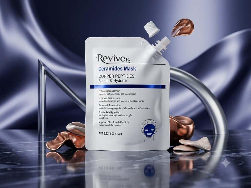 ReviveRx Ceramides Mask with Copper Peptides Repair & Hydrate 3.52oz